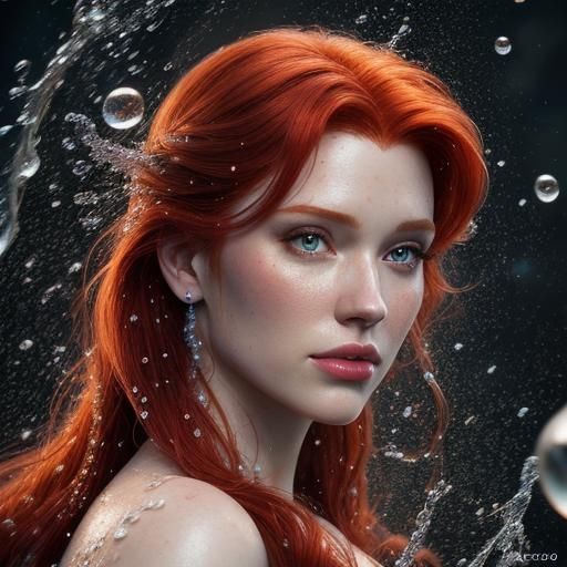 Realistic Ariel Portrait in 3D Render