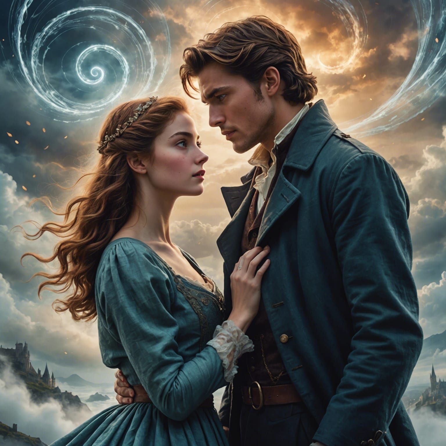 Romantic Time Travel Book Cover Art