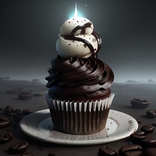 Horror Cupcakes in Doré Rutkowski Style