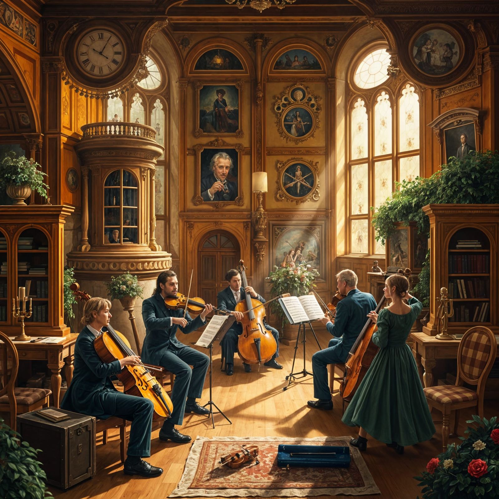 Baroque Musician's Masterpiece: Orchestra in Historic Concer...