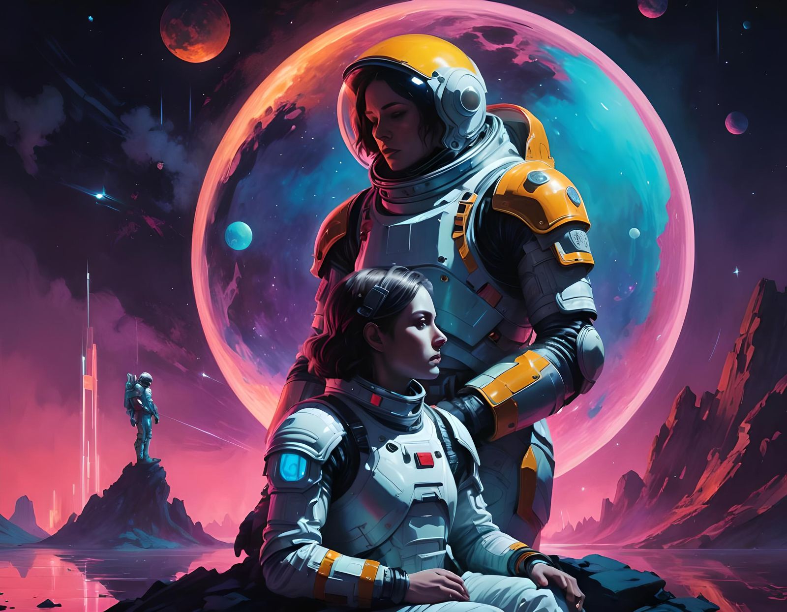 Joan of Arc and Titan at Cyberpunk Concert