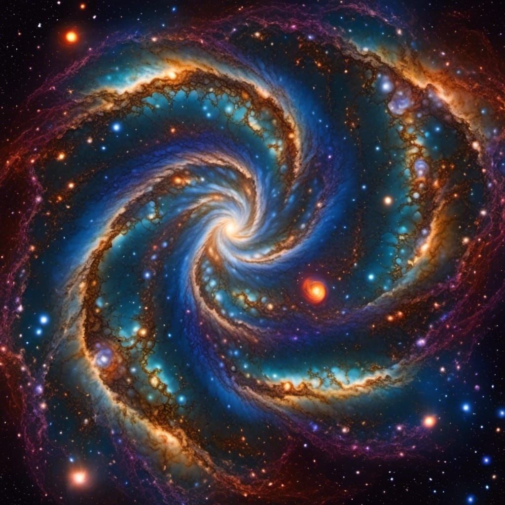 Cataclysmic Supernova Explosion in Hyperrealistic Style