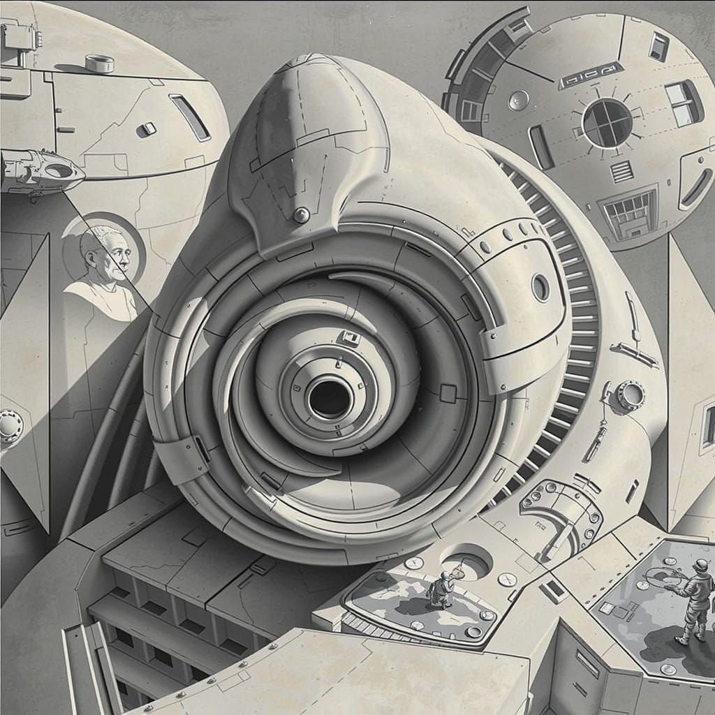 Stunning Indoor Mural Inspired by Postmodern Design