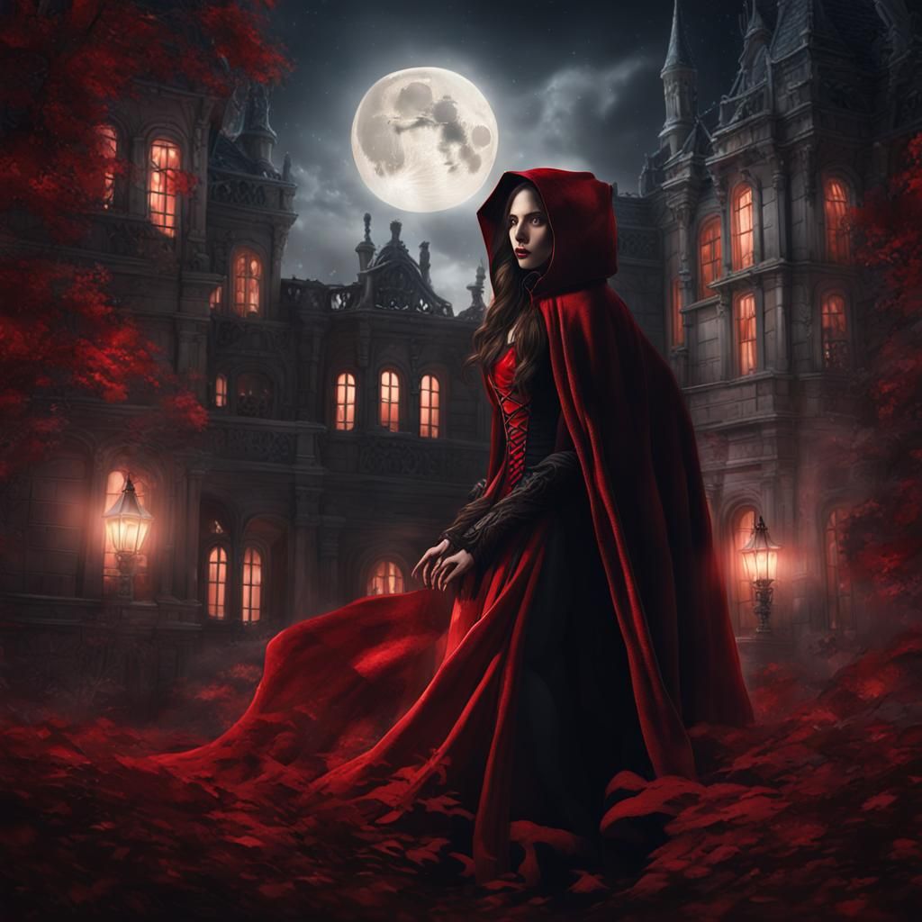 Red Riding Hood Gothic Dark Fantasy Digital Art