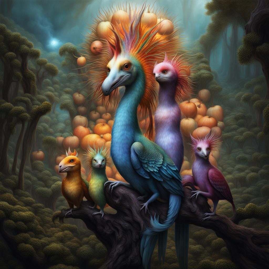 Magical Gathering: A Photorealistic Celebration of Life