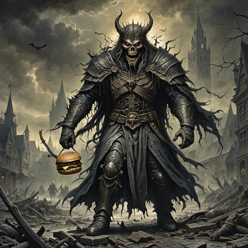 McDonald's Horror in Gustave Doré Style