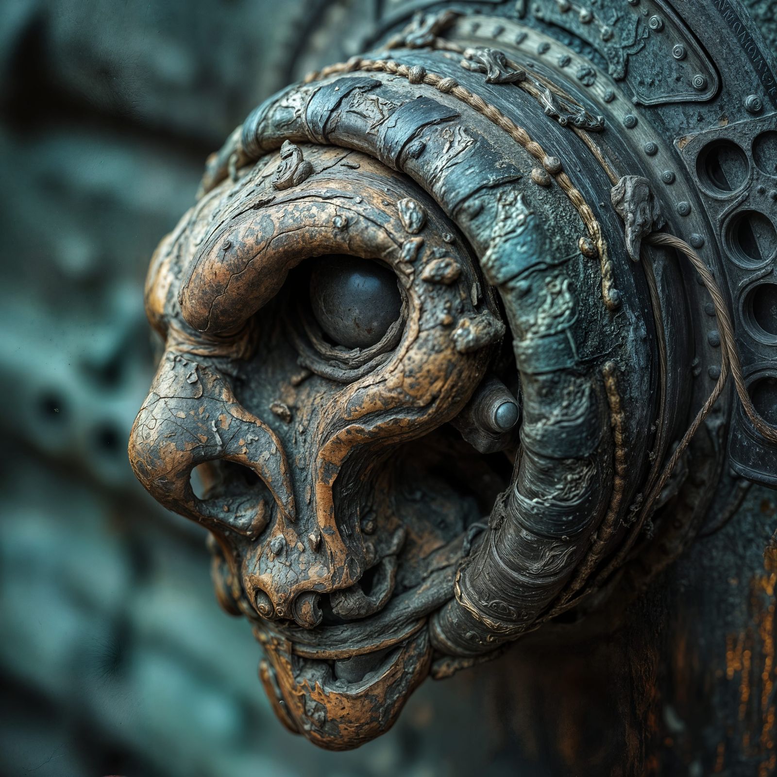 Weathered Textures in Hyperrealistic HDR Rendering