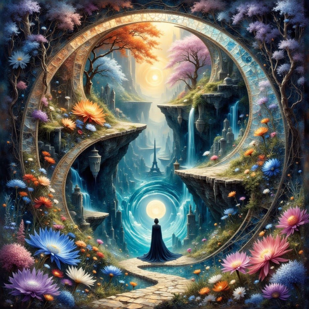 Dual World Concept Art: Underworld & Overworld Fantasy