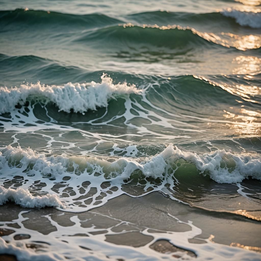 Silent White Wave in a Deaf Sea: Photography