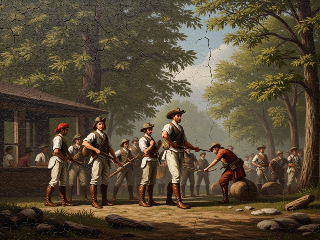 Abstract Crackle Texture Generated by AI