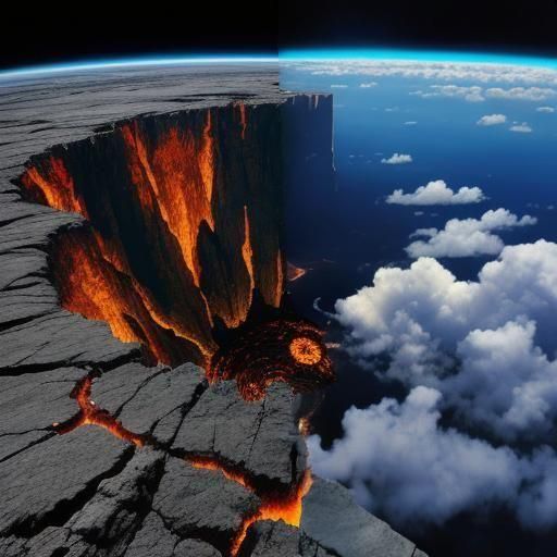 Cloudy Blue Sky: A Study in Atmospheric Texture