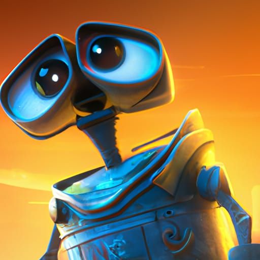 WALL-E 3D Digital Art by Pixar