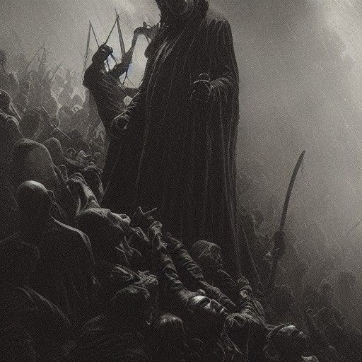 Black Mass Horror in Gothic Style