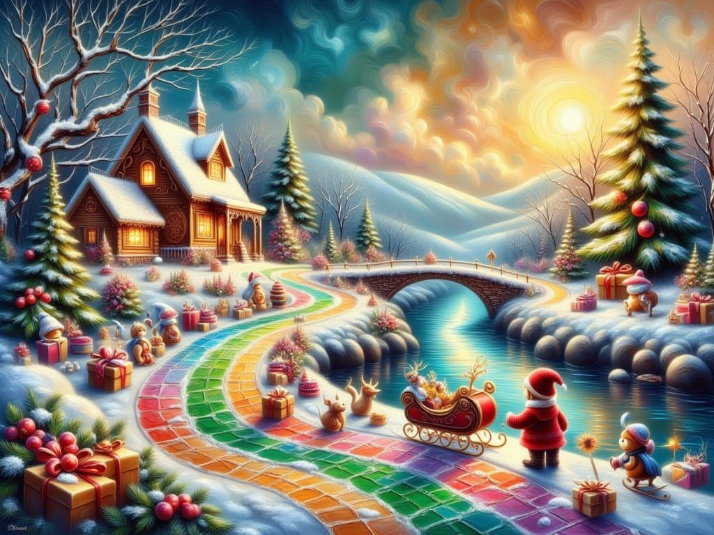 Christmas in children's imagination