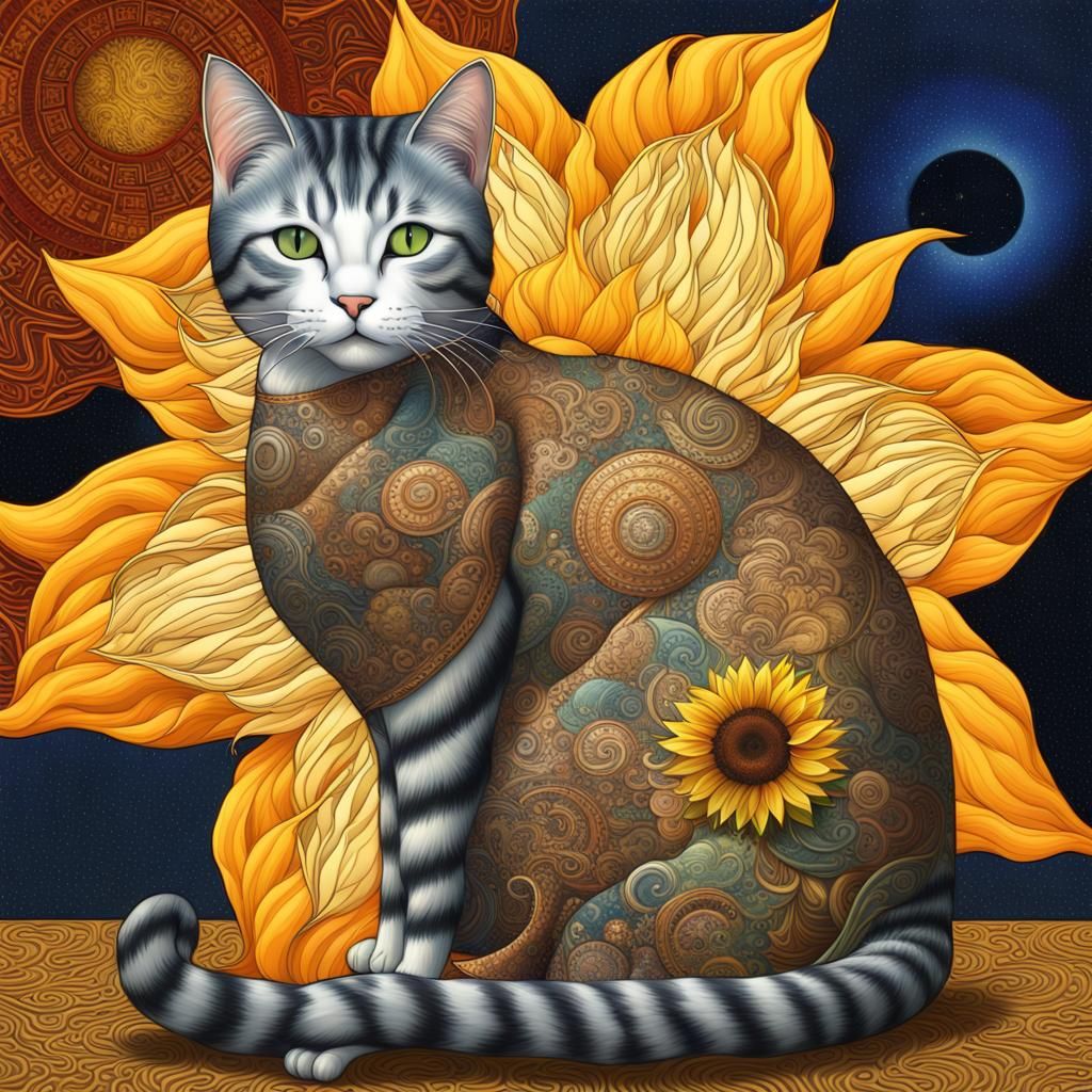 China Cat Sunflower