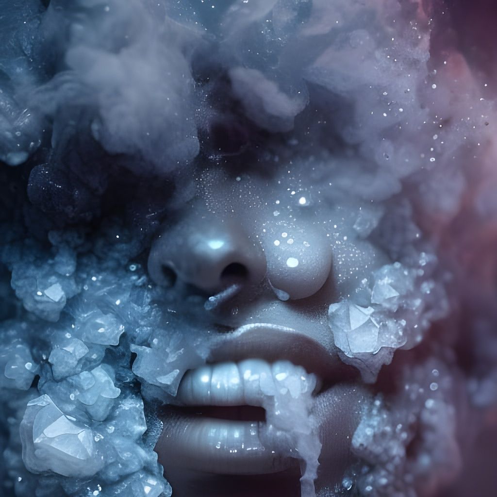 Eerie Diamond of Smoke and Water