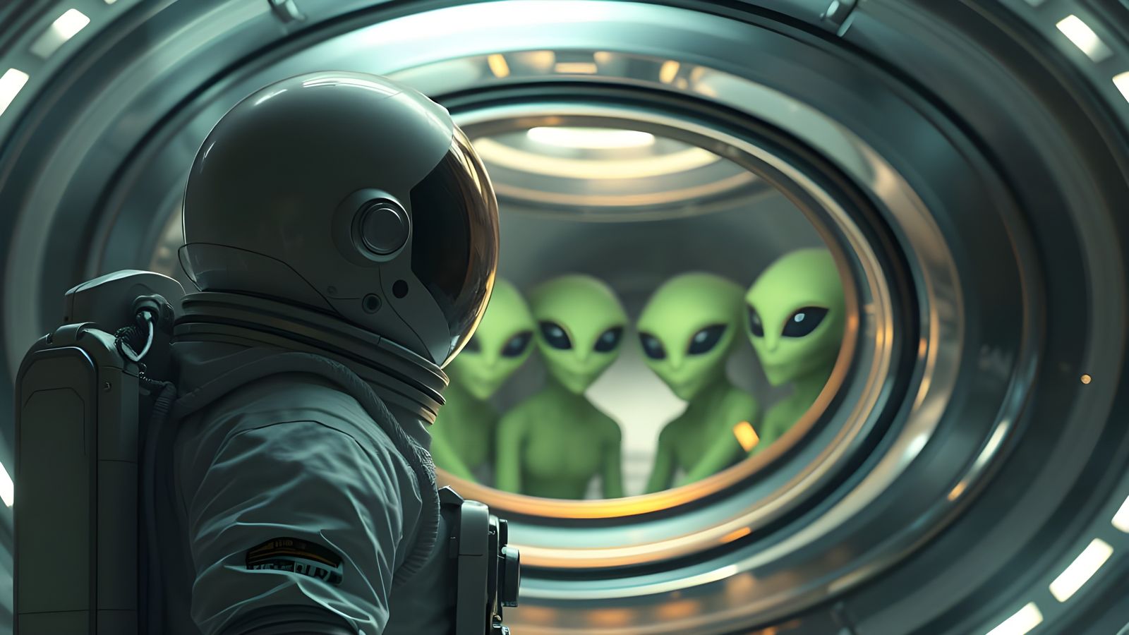 Astronaut Discovers Mysterious Alien Craft