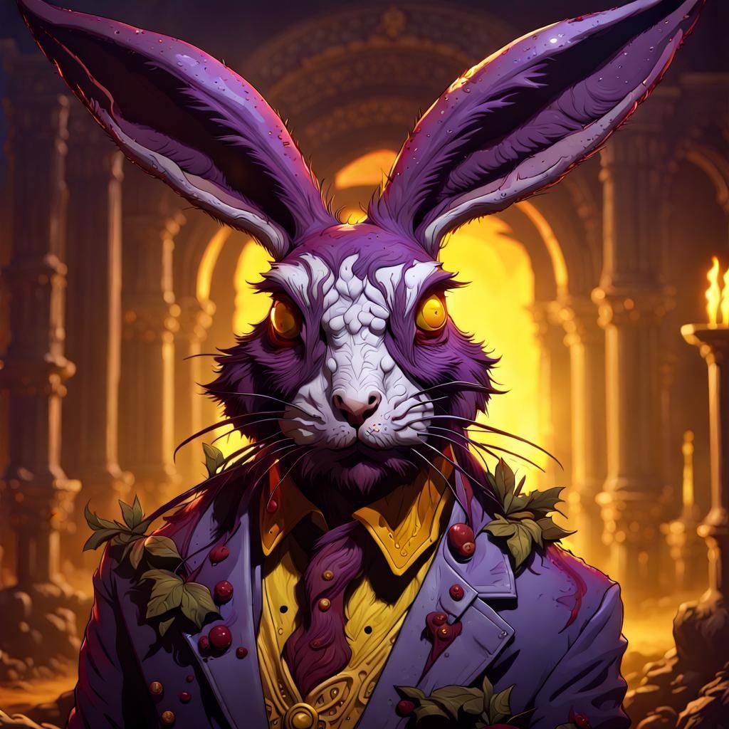 Zombie Hare: A Dark Fantasy Masterpiece in 8k