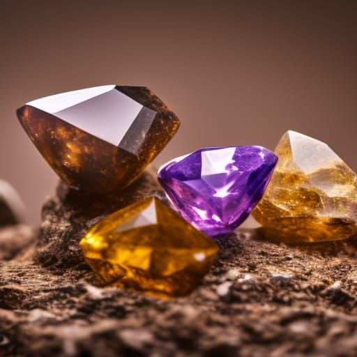 Gemstone Close-Up with Bokeh Effect