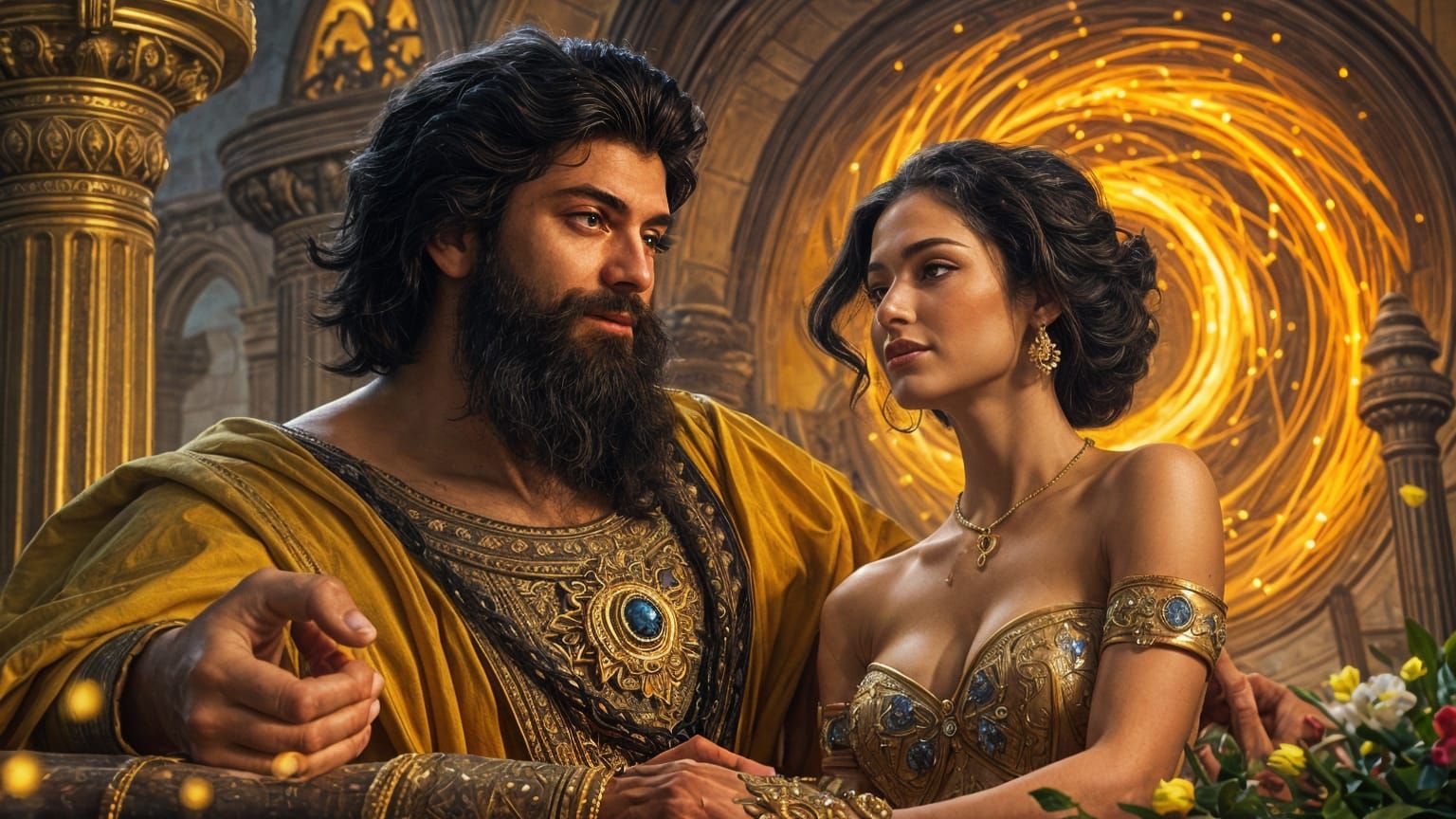 King Solomon's Radiant Beauty in Ancient Israel