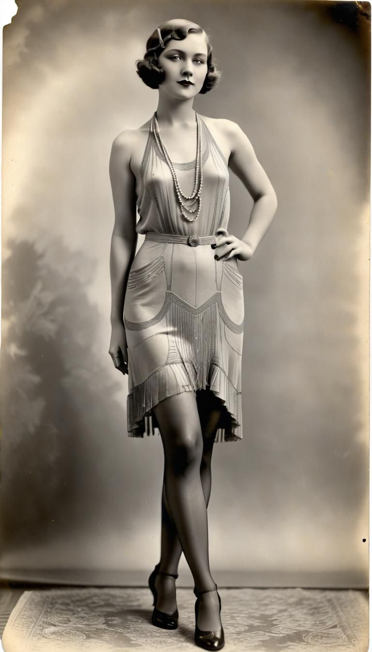 Roaring Twenties: A Bold Vintage Photograph