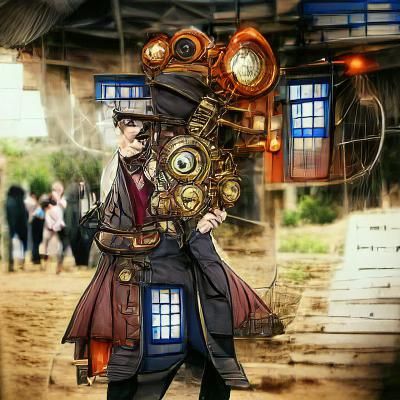 Anime Steampunk Doctor Who Character