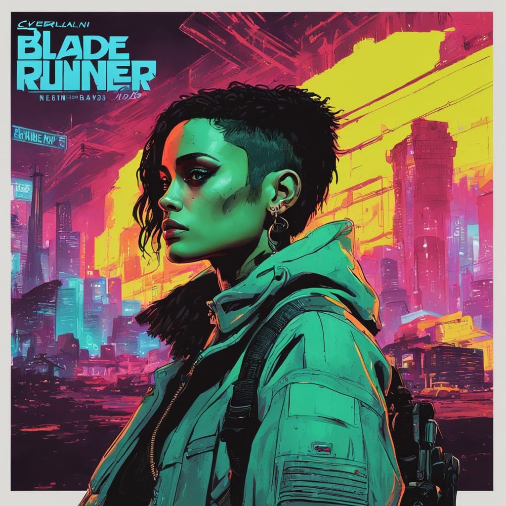 Kehlani in Neon Cyberpunk 2099 Hues