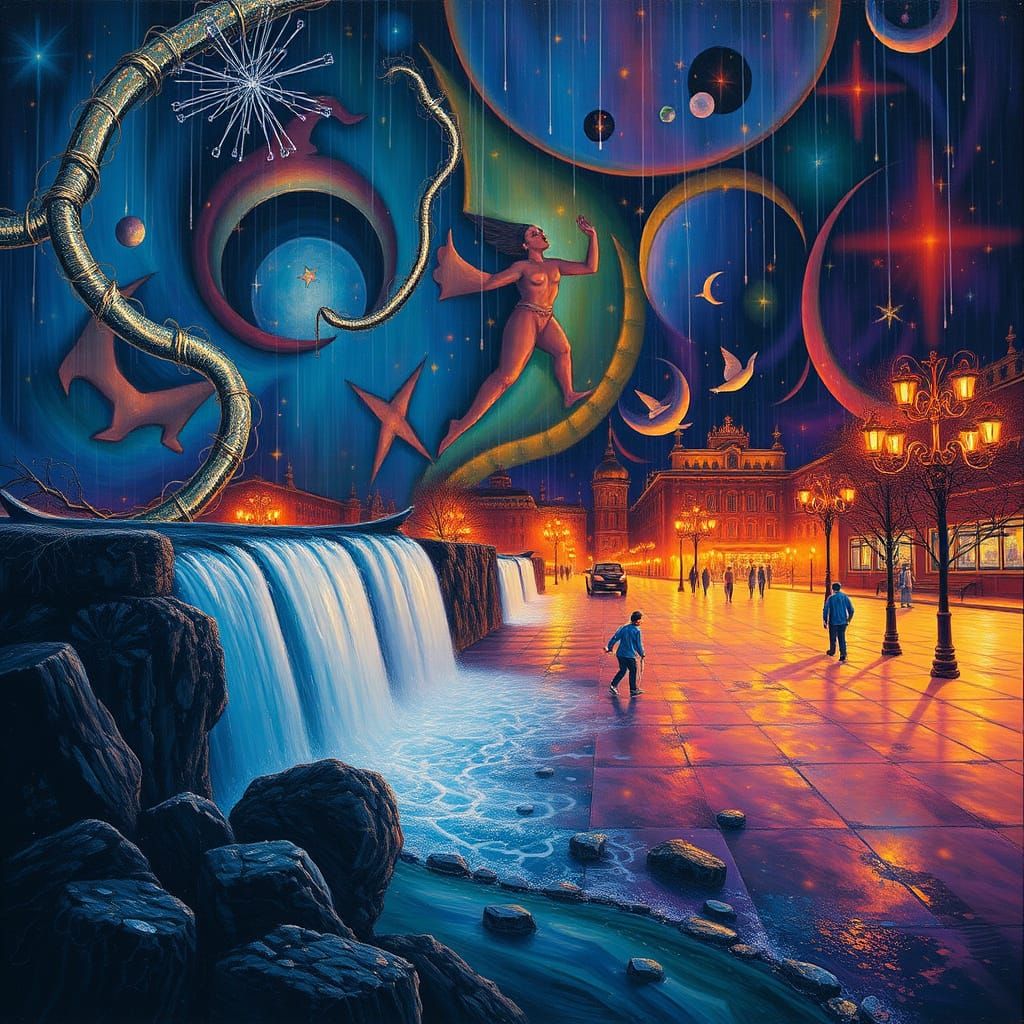 Abstract Expressionism of Melancholy and Splendor