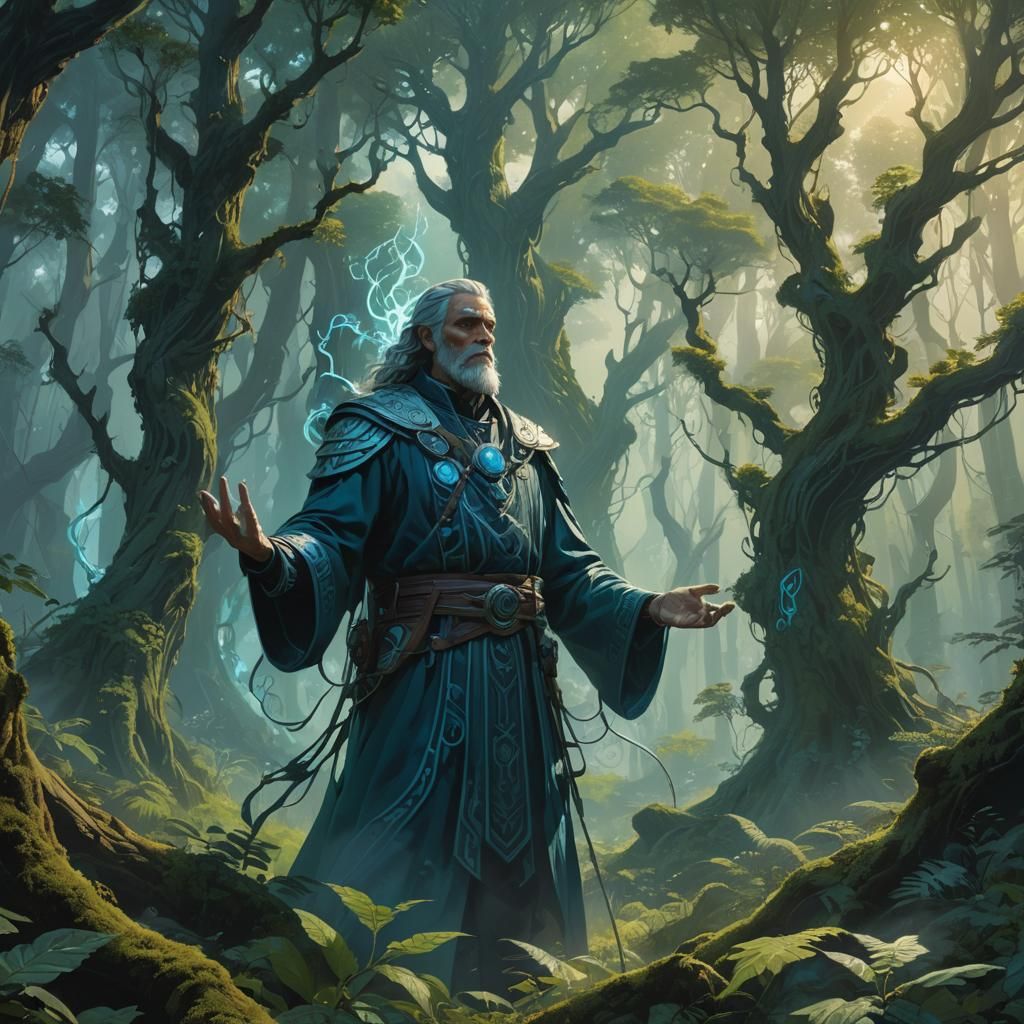 Eladamri, Lord of Leaves, Fantasy Art