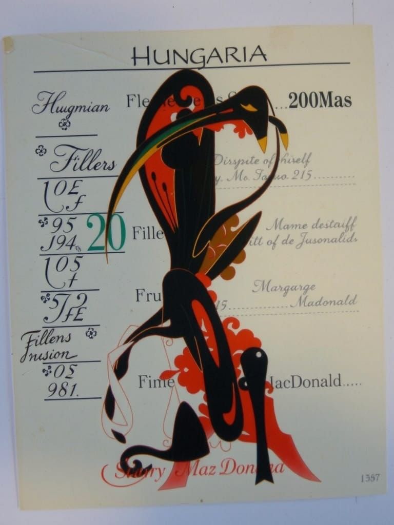 Floral Postal Worker in Art Nouveau Style