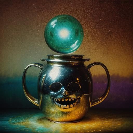 Magical Realism Scene as Oil Painting