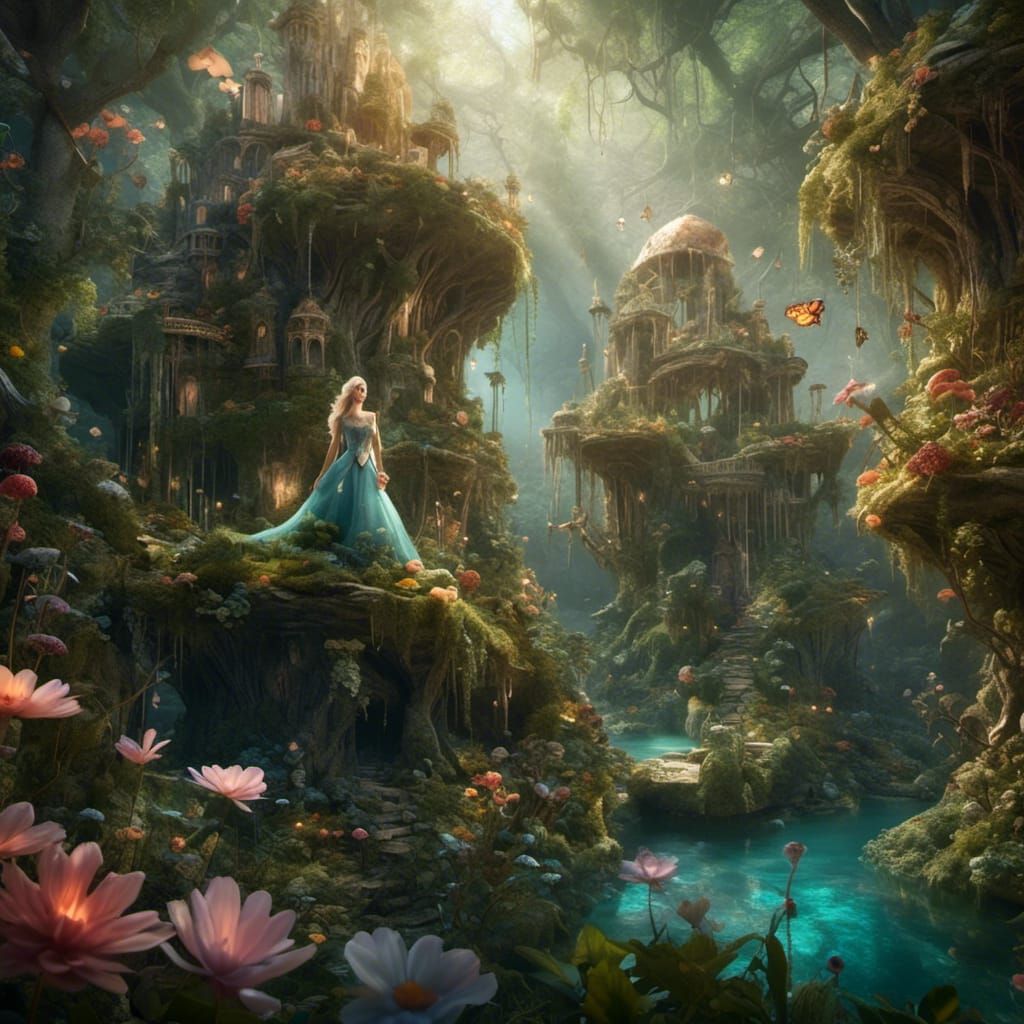 Titania in Enchanting Fairy Land Kingdom