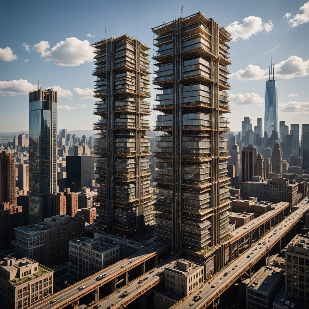 Trump’s urban Megastructure is money.