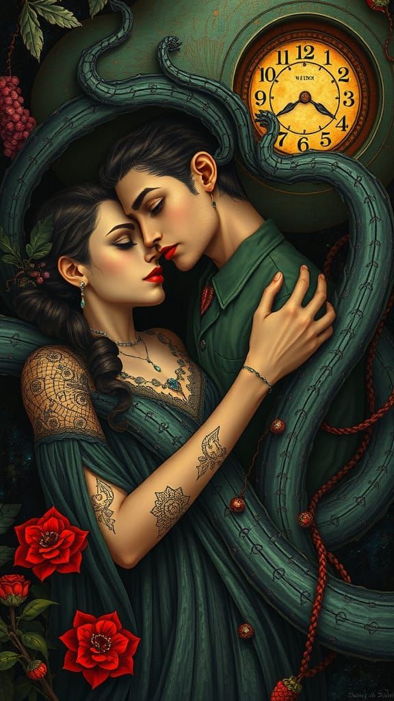 Romantic Voodoo Horror in a Cyberpunk Aesthetic