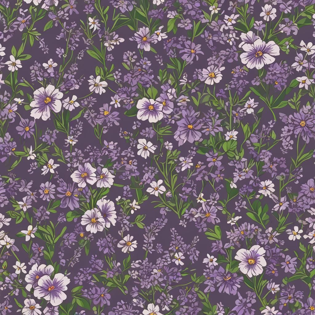 Simple Purple Color Illustration