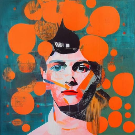 Minimalist Portrait of a Woman in Pen and Ink