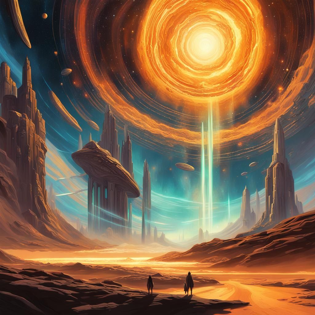 Gods Create Universe: Epic Fantasy Concept Art