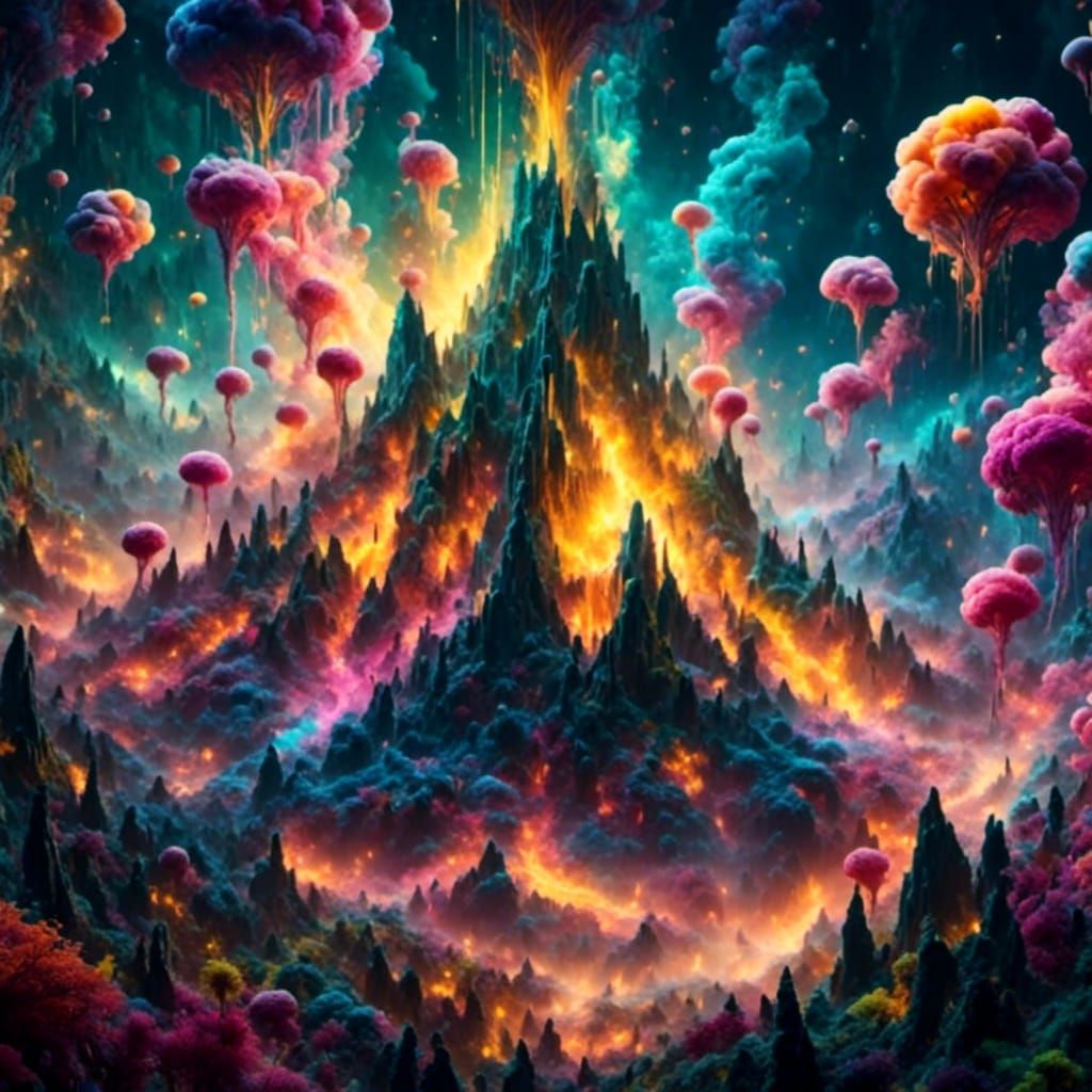 Surreal Autumn God Reveals Winter Landscape