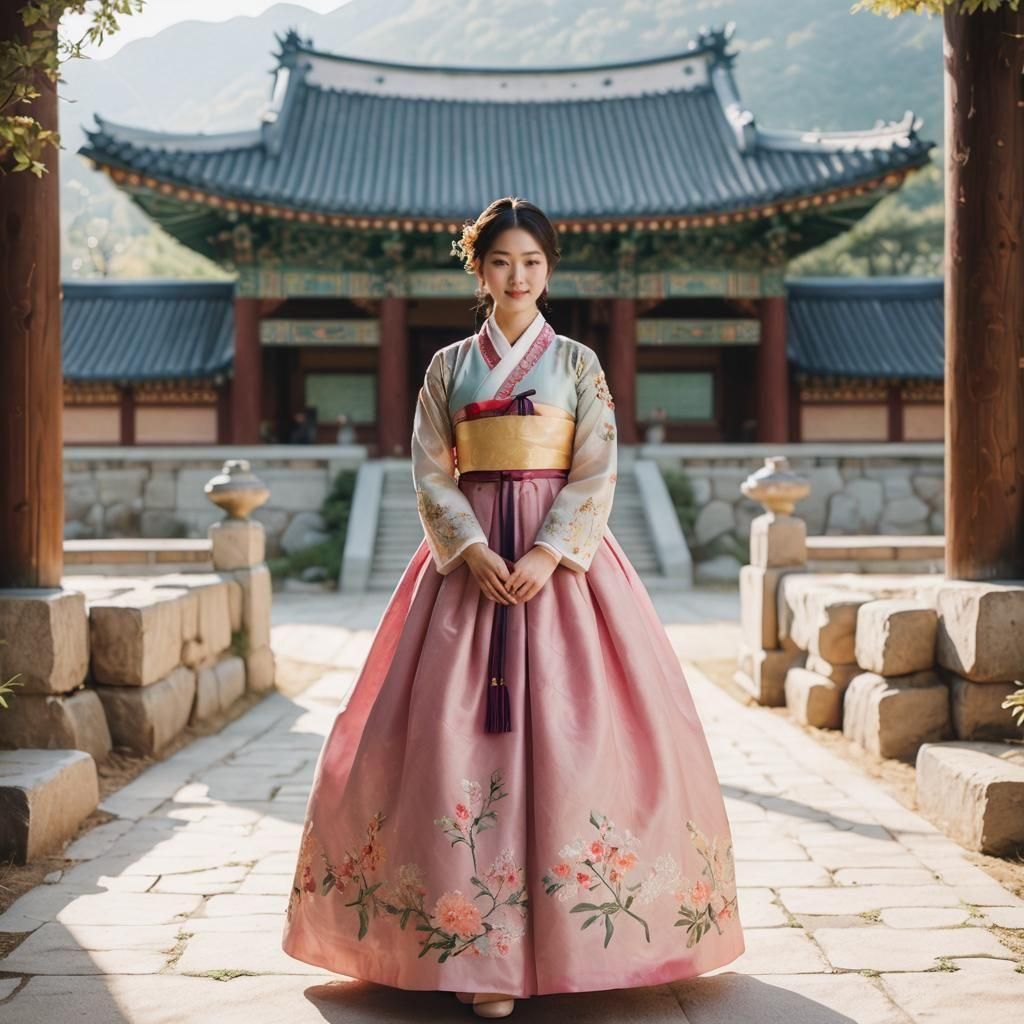 Traditional Korean hanbok