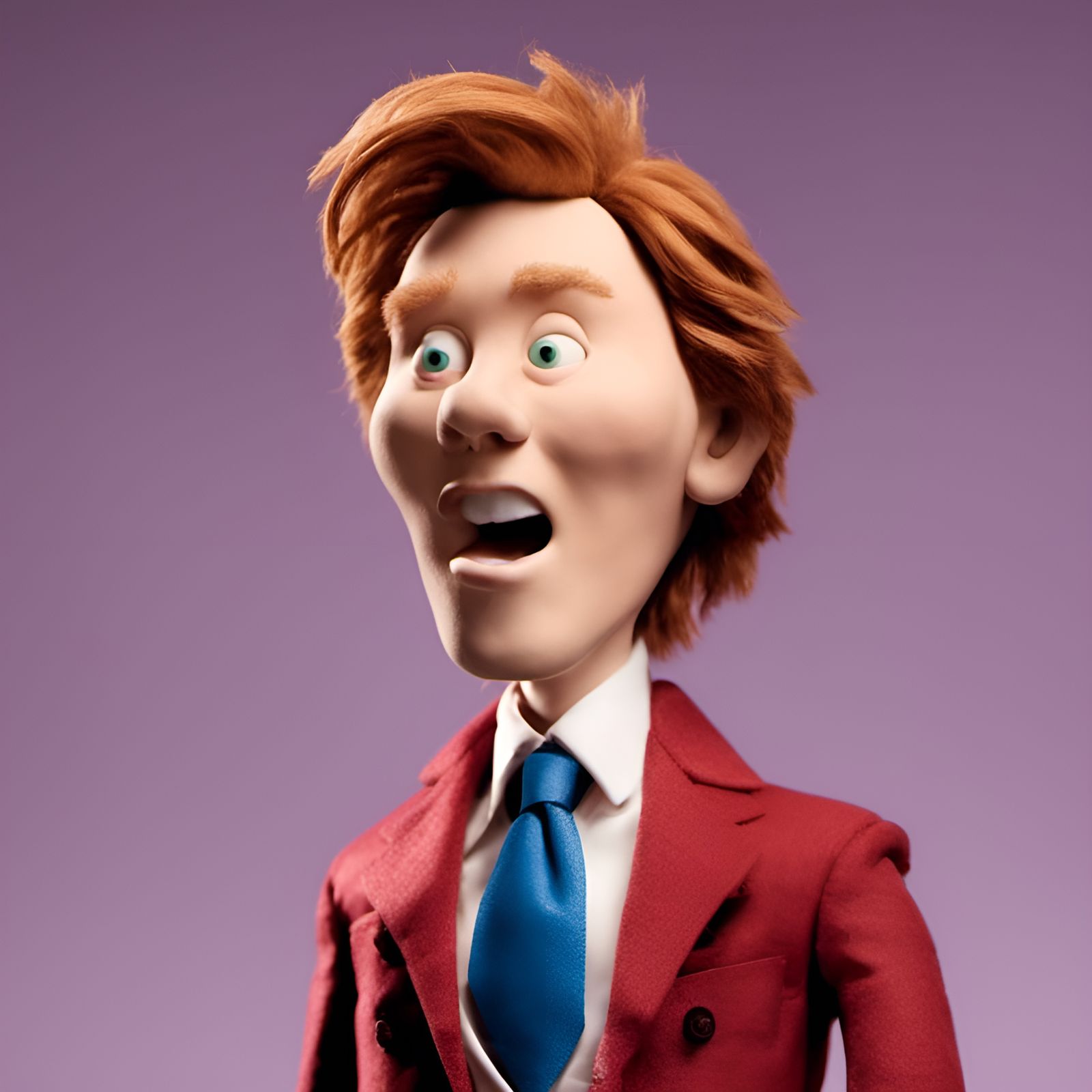 Claymation Clay Aiken Singing on Stage