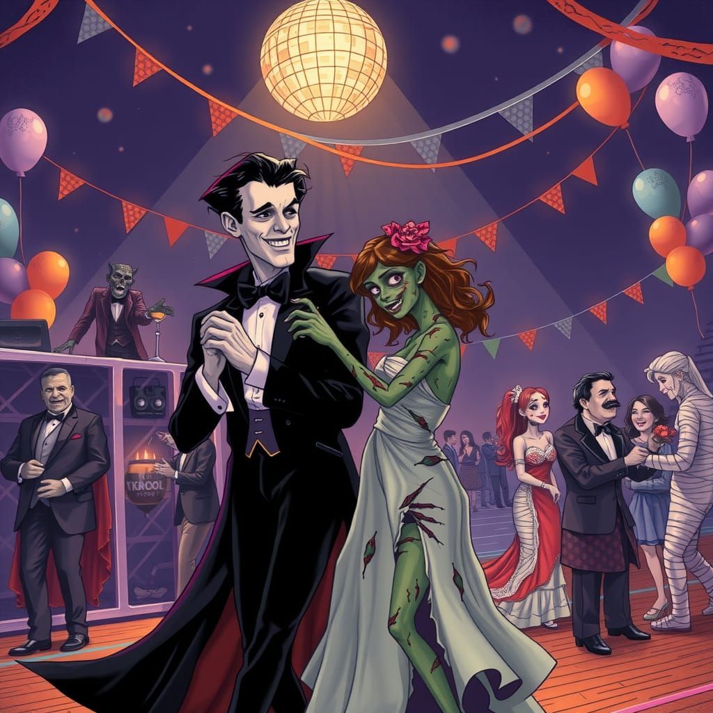 Monster Prom: A Whimsical Dance of the Undead