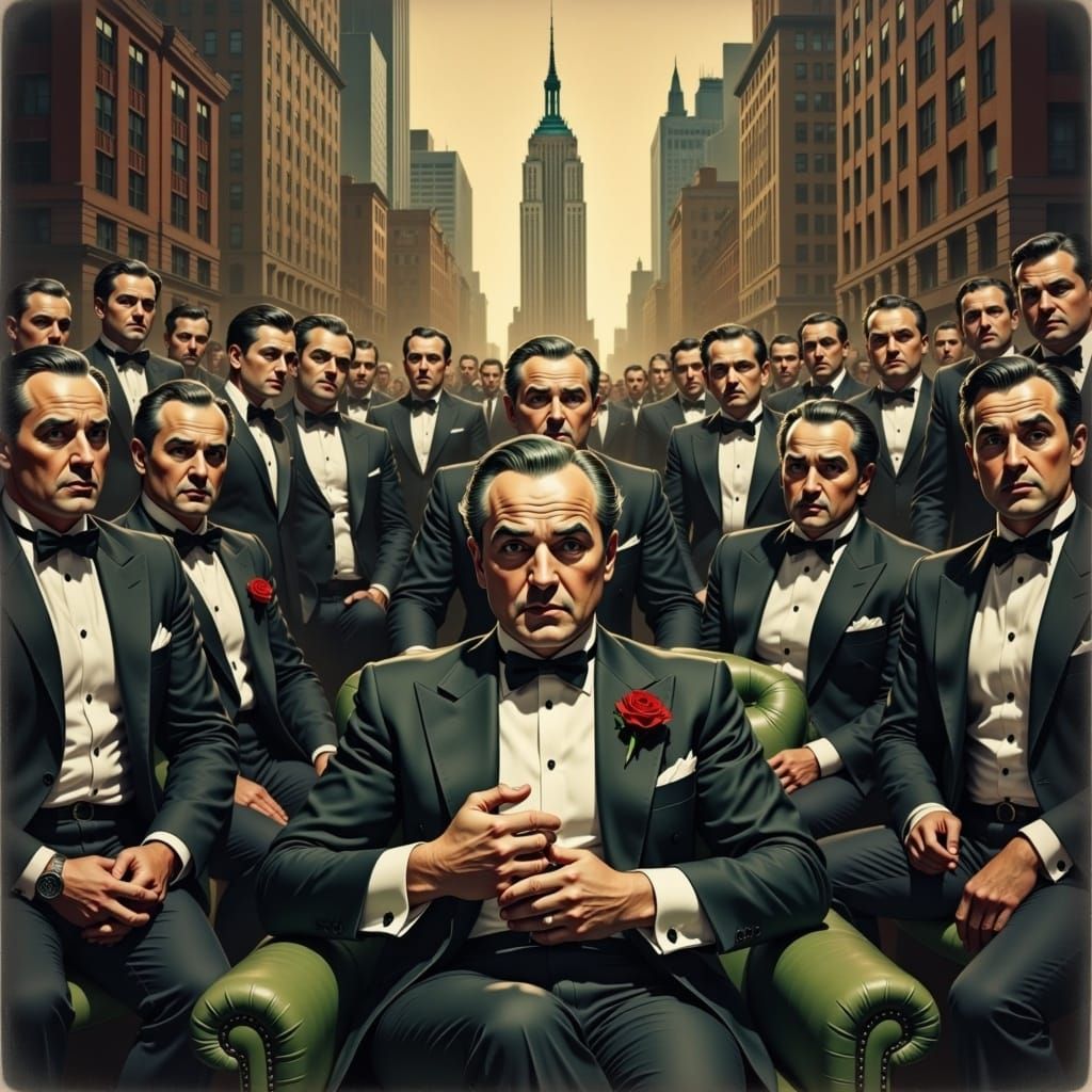The Godfather in Rembrandt-Inspired HDR Style