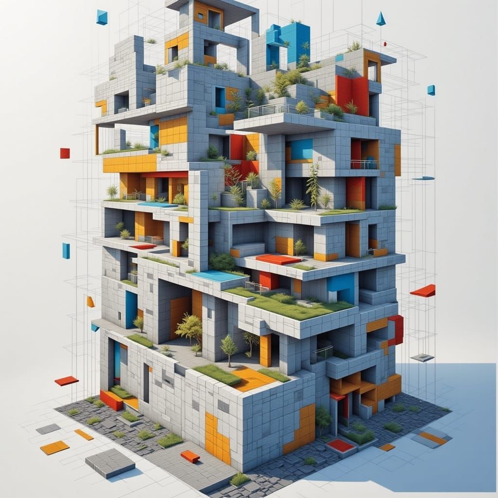 Futuristic AI Architecture Design