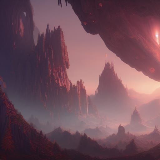 Fantastical Air in Detailed Matte Painting