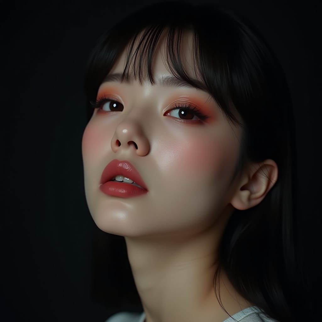 Ethereal Korean Beauty in Ultra-High Definition Digital Port...