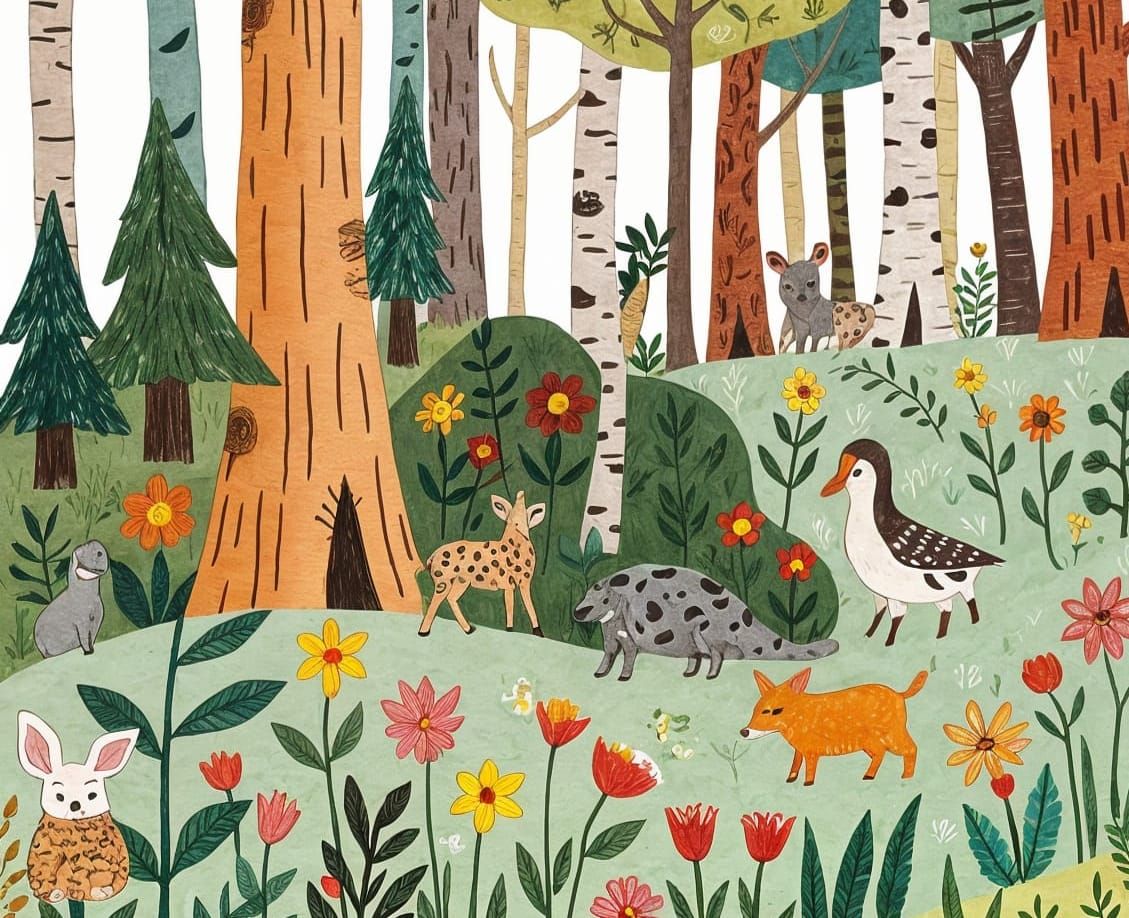 Doodle Forest: A Child's Drawing