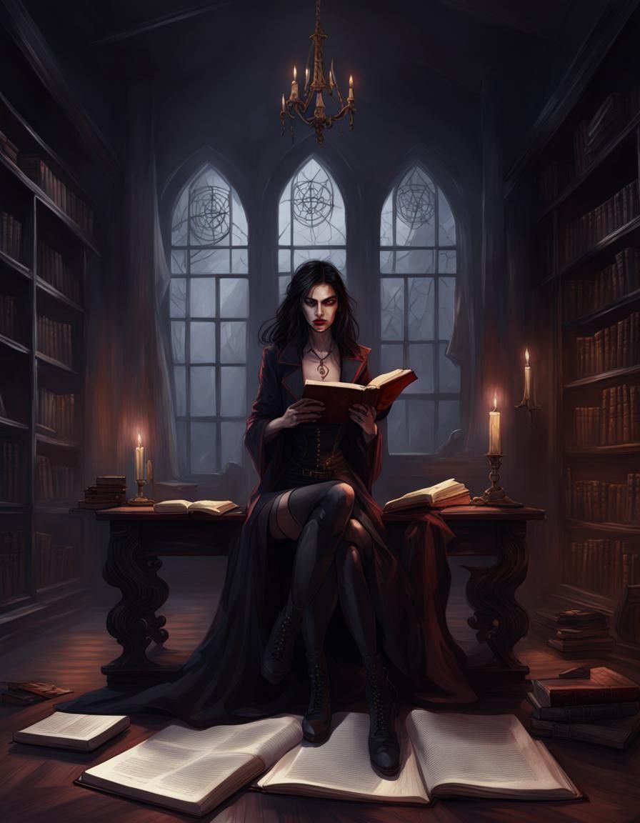 Vampire Masquerade: Tremere Witch Concept Art