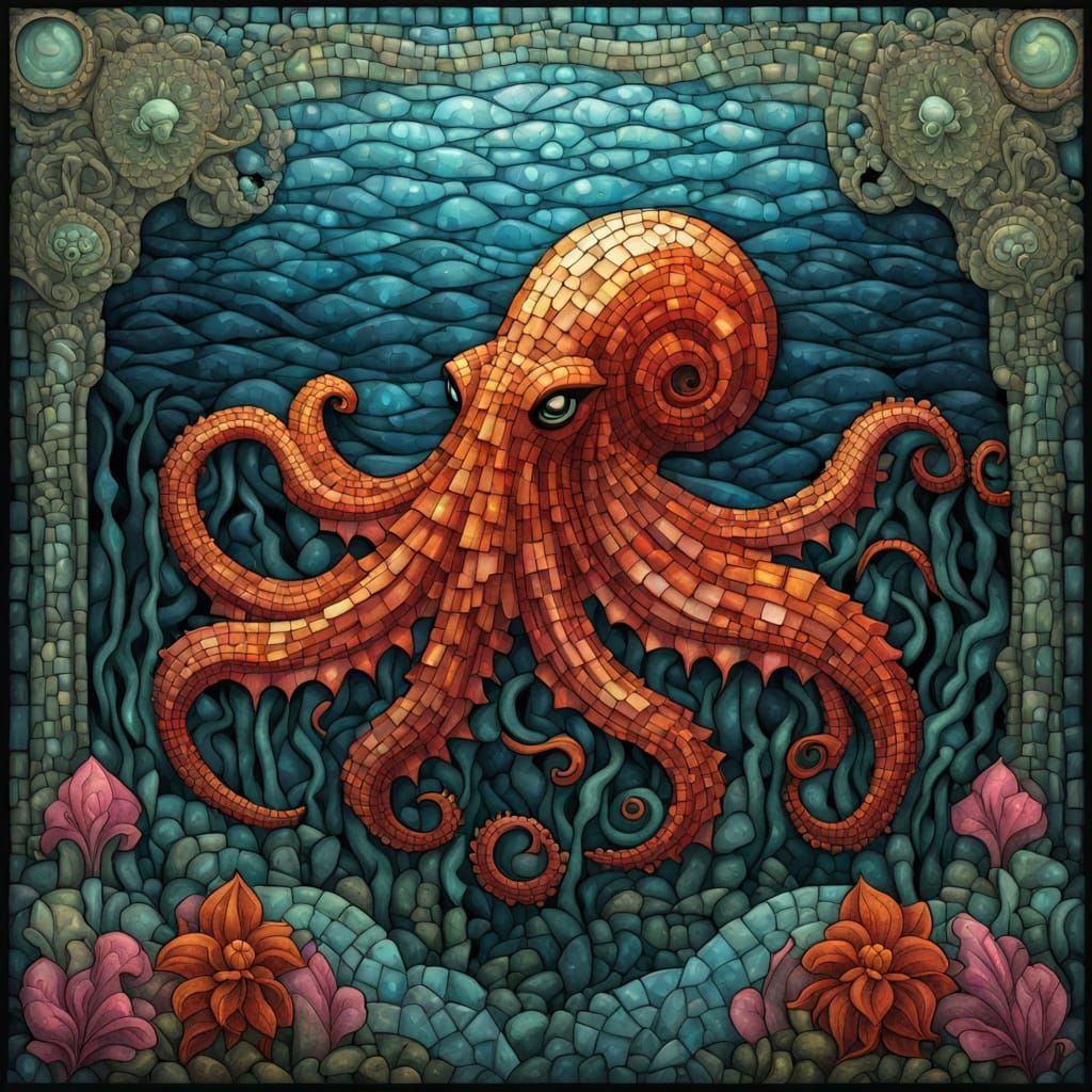 Cthulhu's Creepy Cute Mosaic Realm