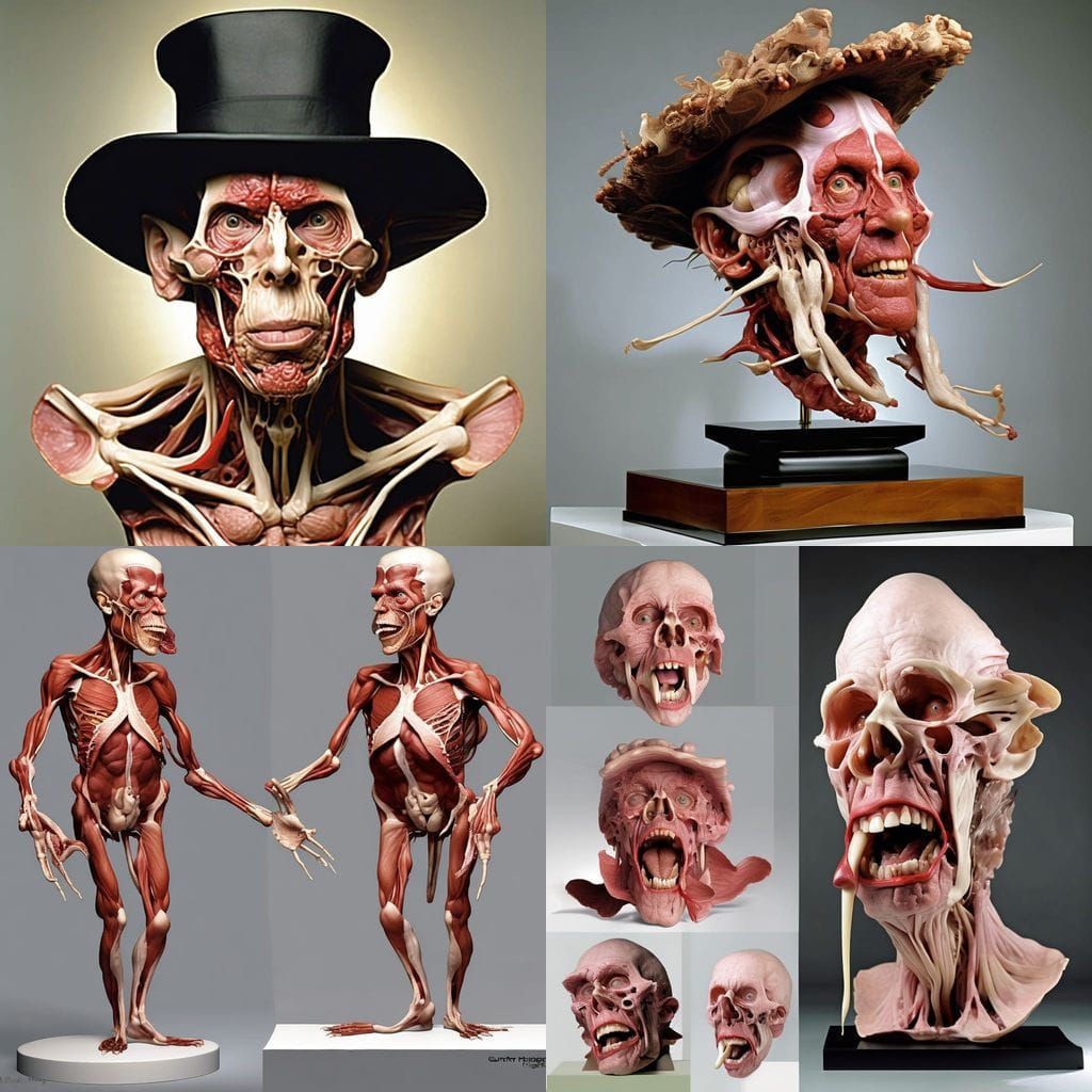 Anatomical Study in the Style of Gunther von Hagens