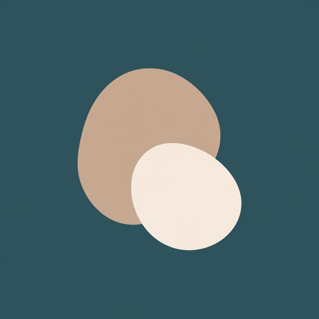 Beige Marsh: Minimalist Abstract in Teal